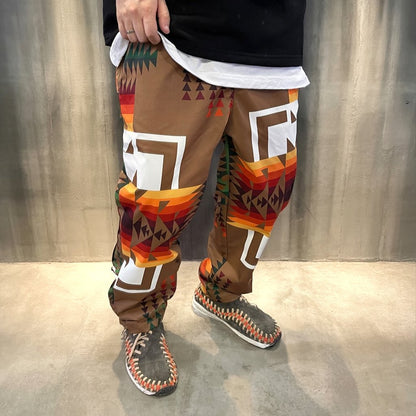 ネイティブパターンワイドパンツ K0832