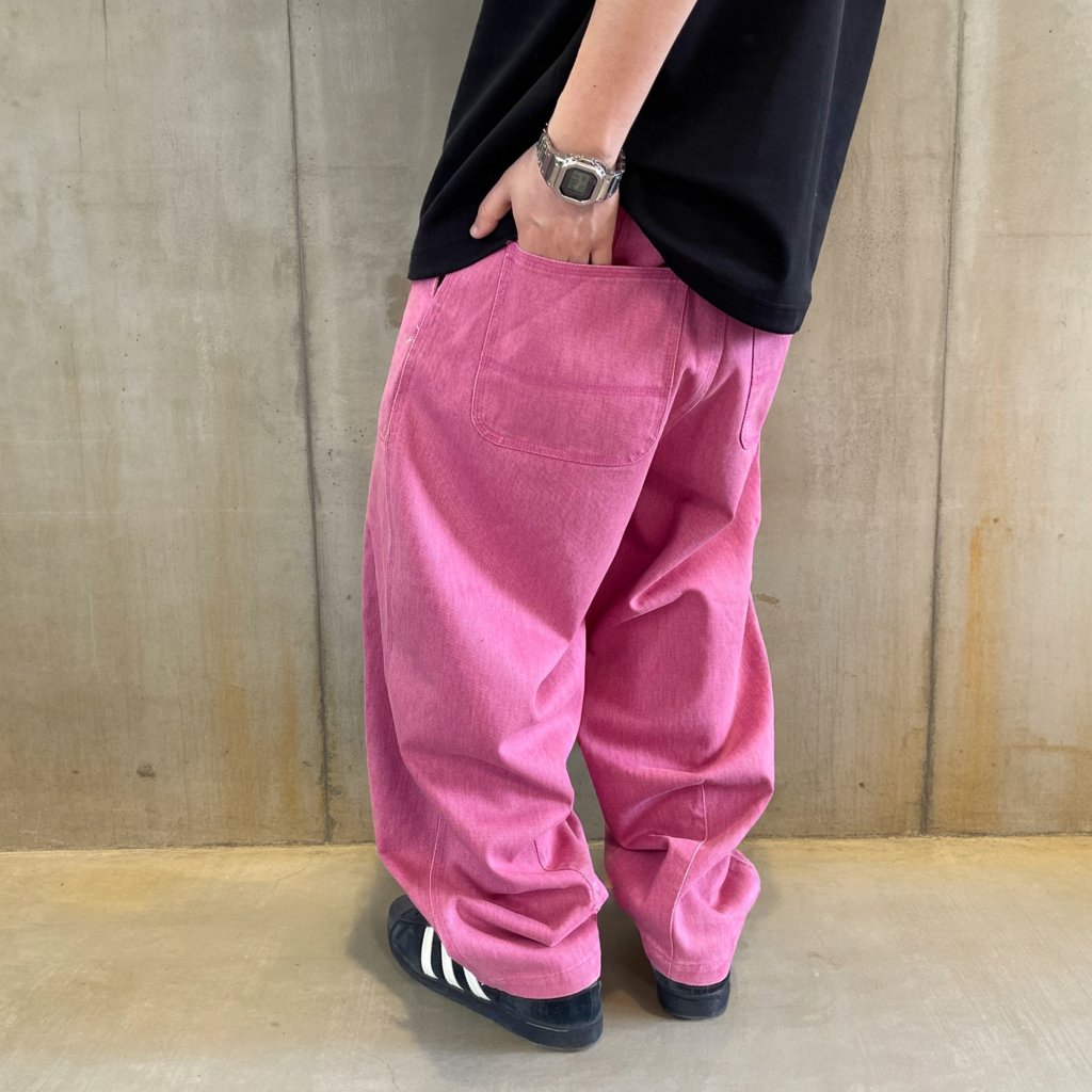 ウォッシュドタックワイドパンツ K0833