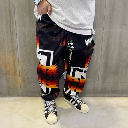 ネイティブパターンワイドパンツ K0832