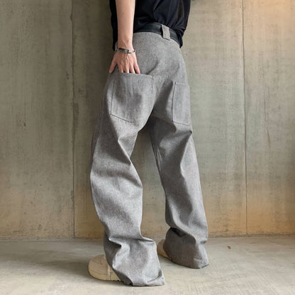 ツートーンポケットワイドパンツ K0866