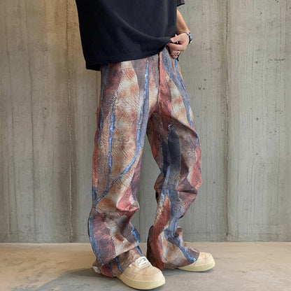 ペインティンググラフィックパンツ K0864