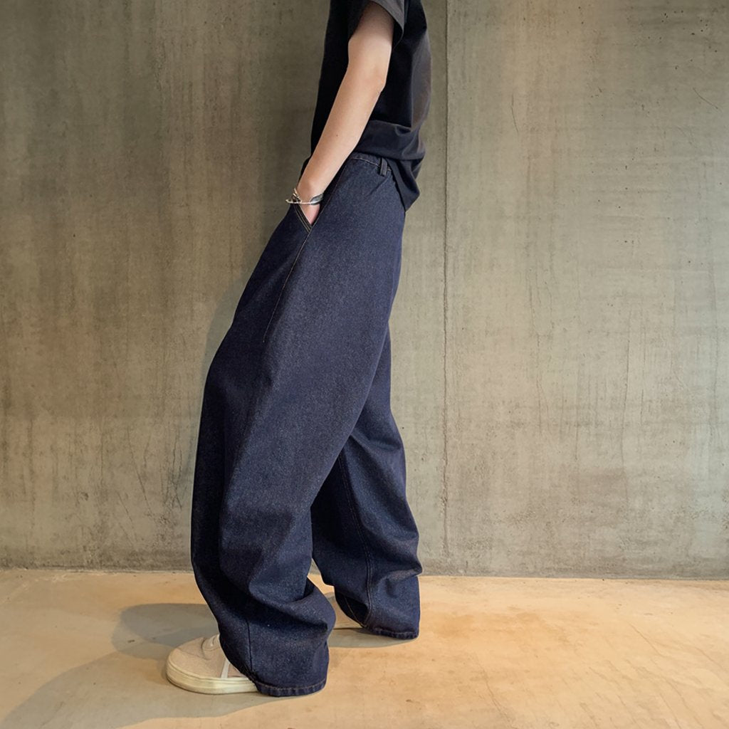 テープディテールデニムパンツ K0889