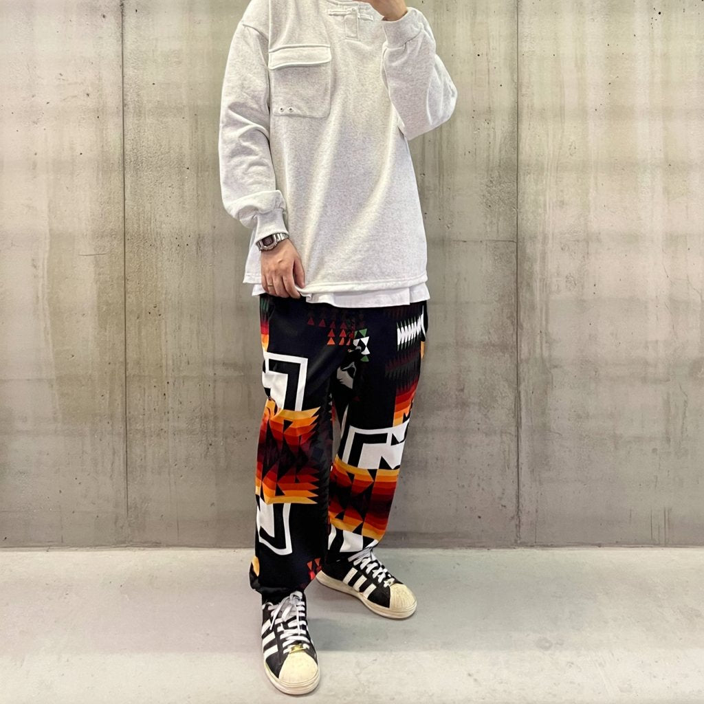 ネイティブパターンワイドパンツ K0832