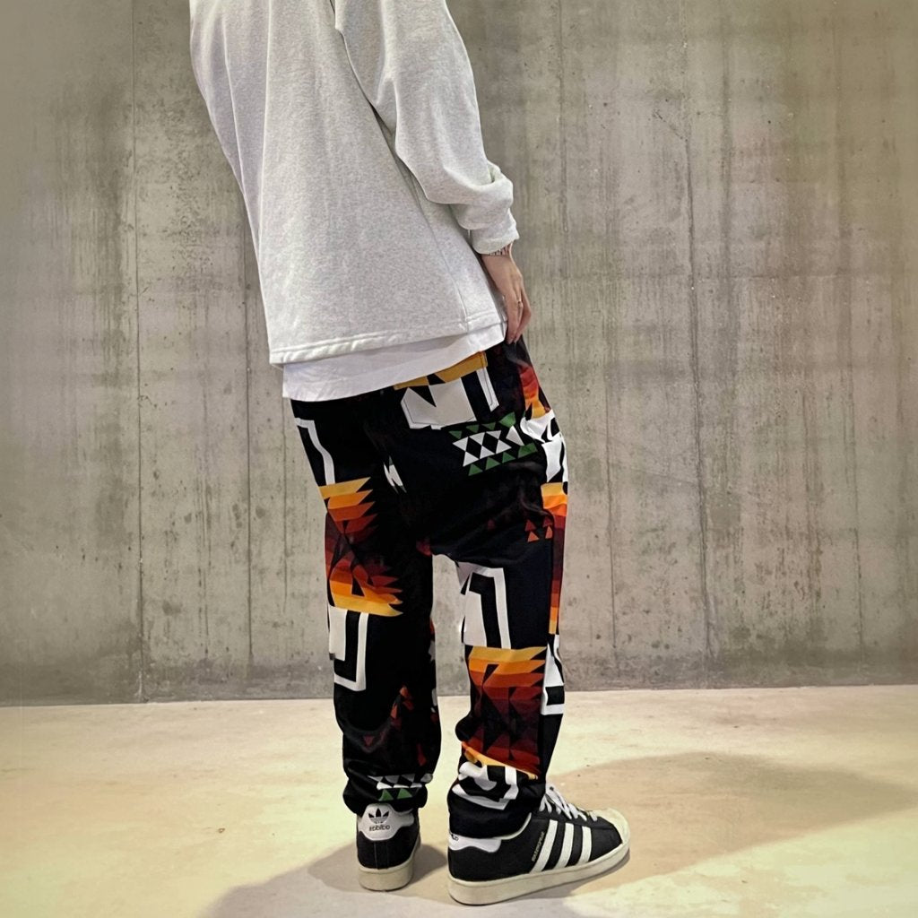 ネイティブパターンワイドパンツ K0832