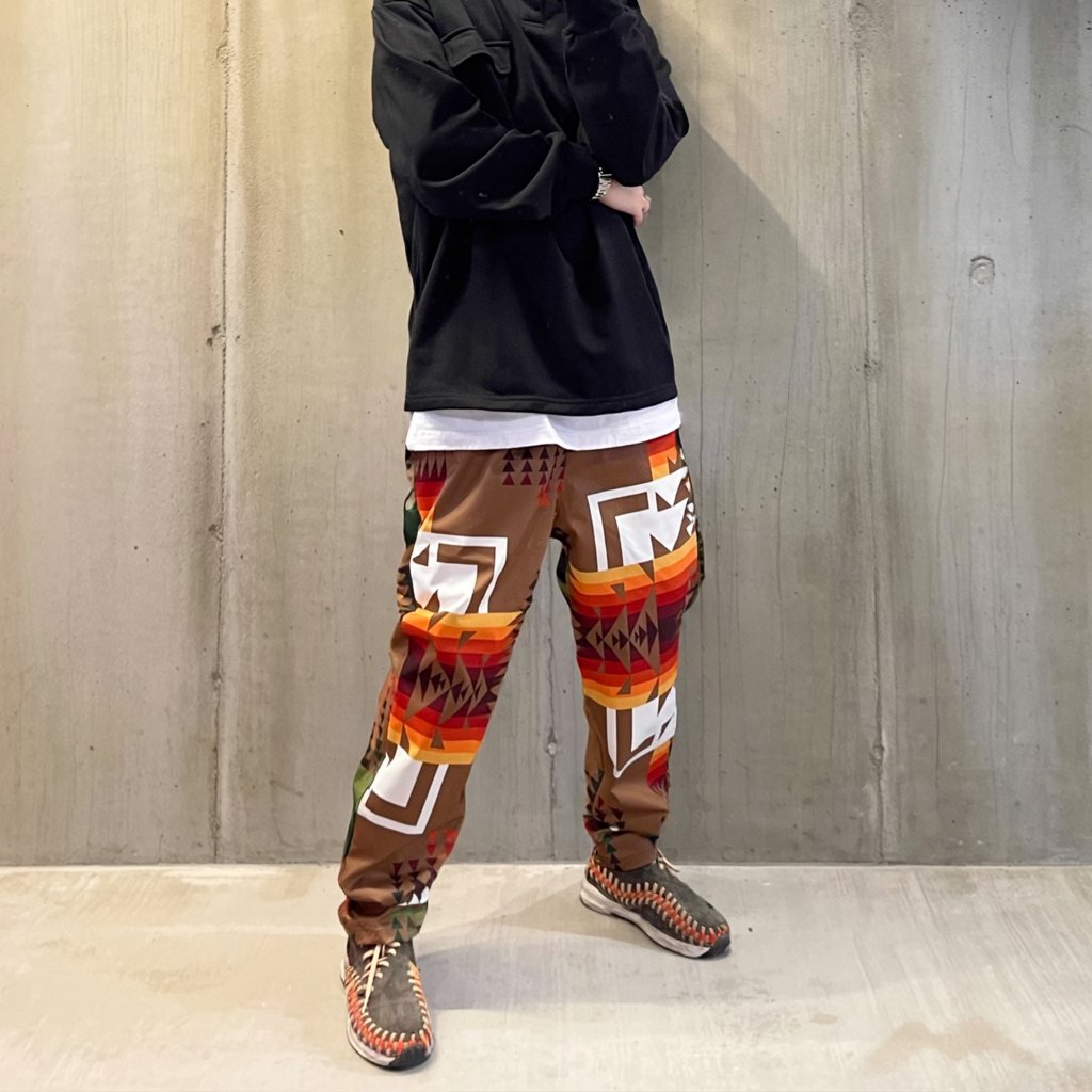 ネイティブパターンワイドパンツ K0832