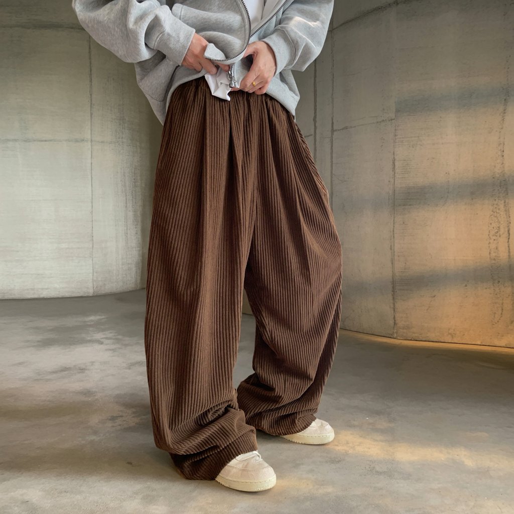 コーデュロイダブルレイヤーイージーパンツ K0787