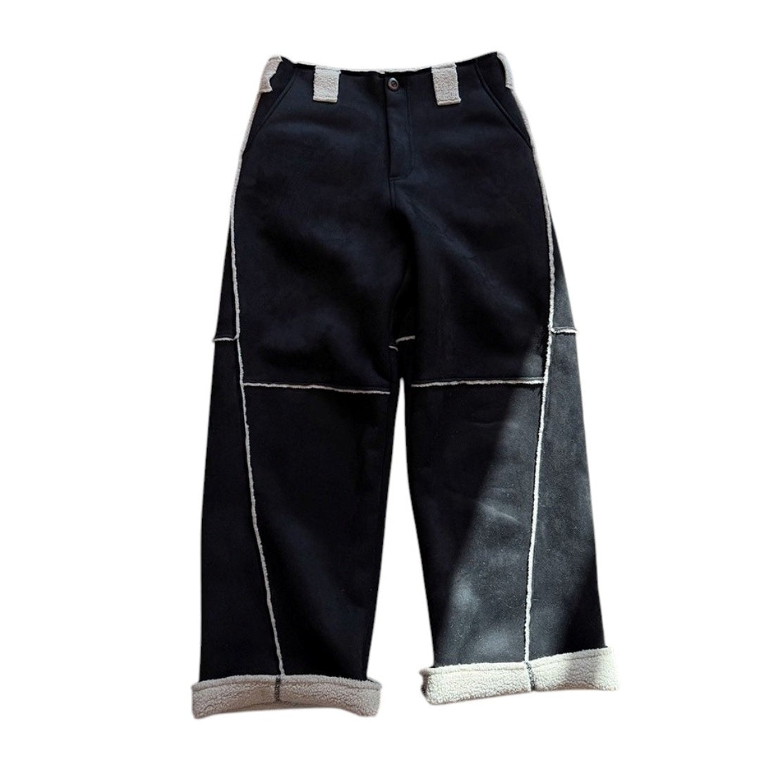 ミックステクスチャーパネルワイドパンツ K0788